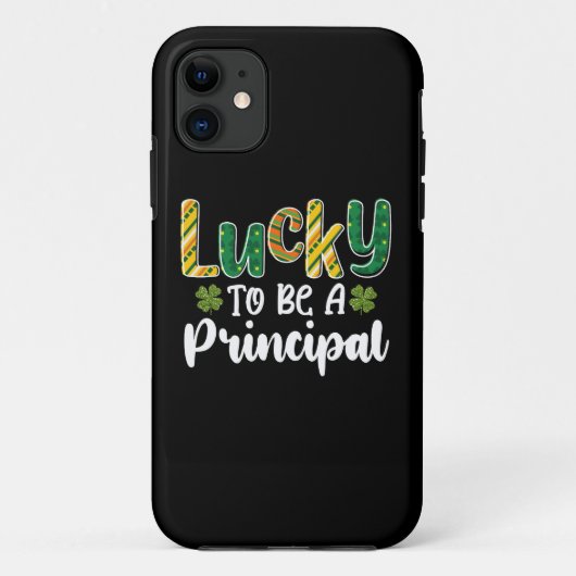 Gelukkig om een schoolhoofd te zijn St Patrick's D Case-Mate iPhone Case (Achterkant)