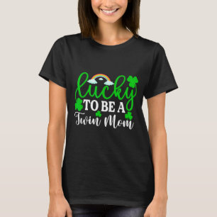Gelukkig om een tweelingmoeder te zijn T-shirt Fun