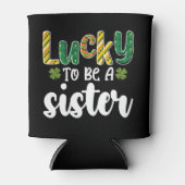 Gelukkig om een zusterfamilie St Patrick's Day te Blikjeskoeler (Voorkant)