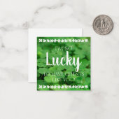 Gelukkig om klanten zoals u te hebben notitiekaartje (Voorkant / Achterkant in situ)