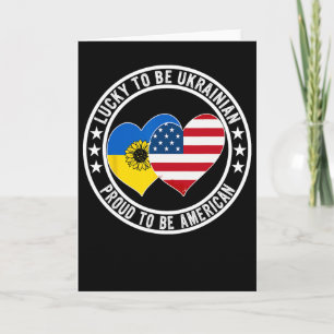 Gelukkig om Oekraïens te zijn, trots om Amerikaans Kaart