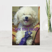 GELUKKIG OMDAT **BESTE VRIEND** VERJAARDAG KAART (Voorkant)