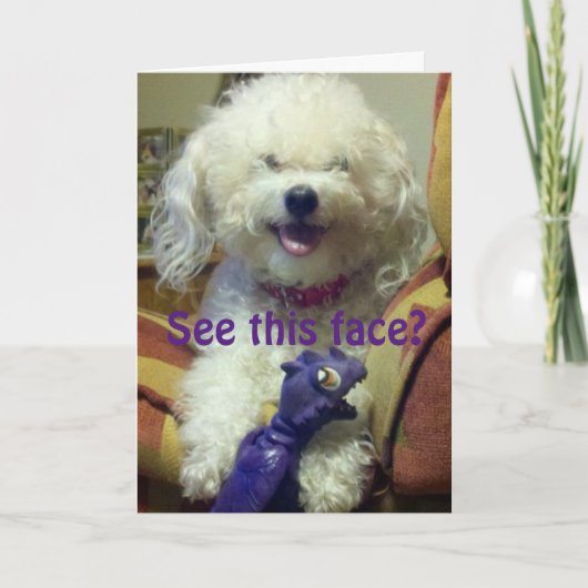 GELUKKIG OMDAT **BESTE VRIEND** VERJAARDAG KAART (Voorkant)