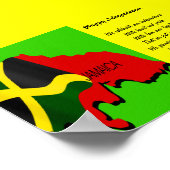 Gelukkig onafhankelijk jamaica-posters poster (Hoek)