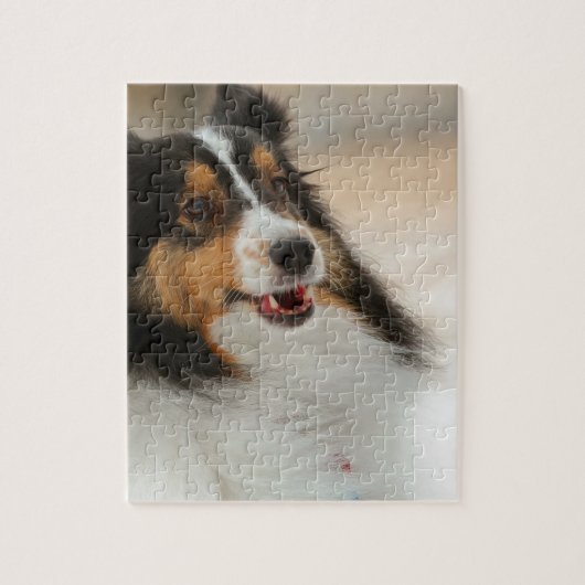 Gelukkig onderdak legpuzzel (Verticaal)