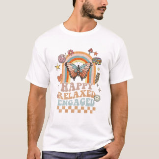Gelukkig Ontspannen Betrokken ABA T-shirt