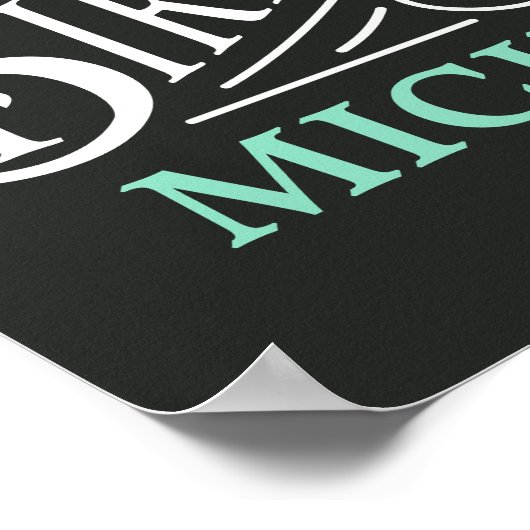 Gelukkig ontwerp op de verjaardag, decoratieve  st poster (Hoek)