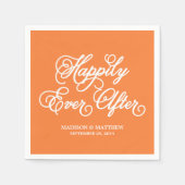 Gelukkig Ooit | Aangepast papier — luiers Servetten (Voorkant)