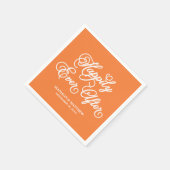 Gelukkig Ooit | Aangepast papier — luiers Servetten (Hoek)