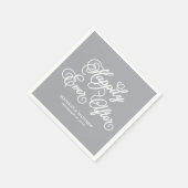 Gelukkig Ooit | Aangepast papier — luiers Servetten (Hoek)