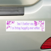 Gelukkig Ooit Bumpersticker (Op auto)