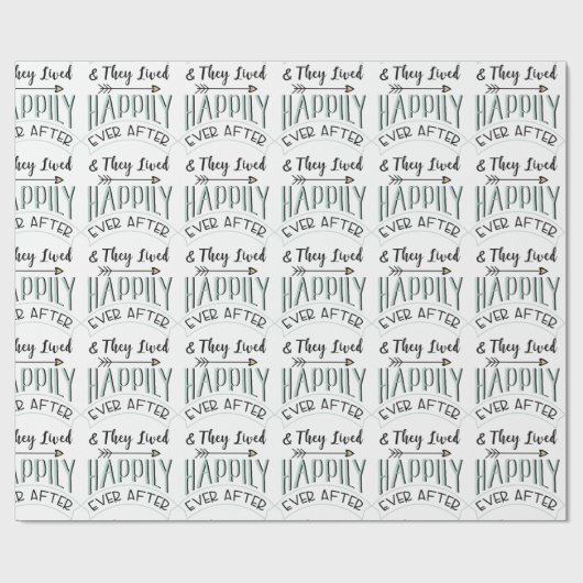 Gelukkig Ooit Cadeaupapier (Vlak)