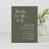 Gelukkig ooit daarna, de Dinner Party van de Bouw  Kaart (Staand voorkant)