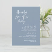 Gelukkig ooit daarna, de Dinner Party van de Bouw  Kaart (Staand voorkant)