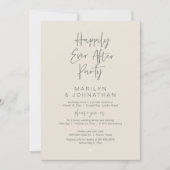 Gelukkig ooit daarna, een bruiloftsfeest kaart (Voorkant)