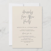 Gelukkig ooit daarna, een bruiloftsfeest kaart (Voorkant)