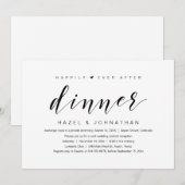 Gelukkig ooit daarna, het Dinner van de Bouw van d Kaart (Voorkant / Achterkant)