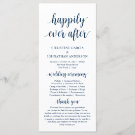 Gelukkig ooit daarna, Modern Wedding Ceremony Prog Programmakaart