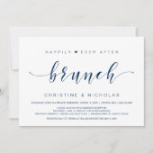 Gelukkig ooit daarna, nodigt het Wedding Elopement Kaart (Voorkant)