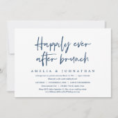 Gelukkig ooit daarna, Wedding Elopement Brunch Kaart (Voorkant)