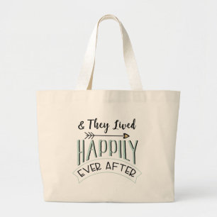 Gelukkig Ooit Grote Tote Bag