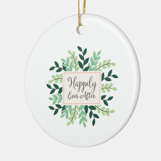 Gelukkig Ooit Keramisch Ornament (Links)