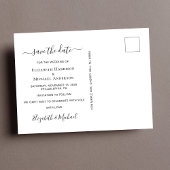 Gelukkig ooit na 3 Foto sparen de Datum Aankondigingskaart