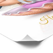 Gelukkig ooit na aangepaste bruiloft foto Poster (Hoek)