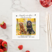 Gelukkig ooit na beter met het hondenweddenschap servet (Insitu)