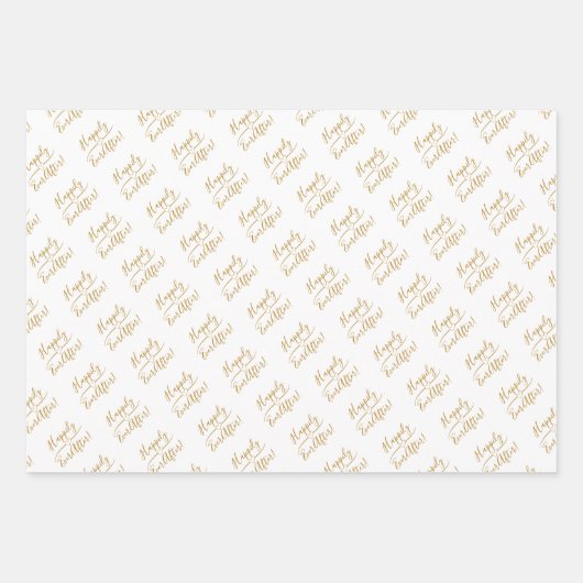 Gelukkig ooit na bruiloft zilver goud zwart wit inpakpapier vel (Voorkant 2)