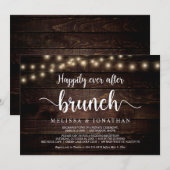 Gelukkig ooit na Brunch, Koord licht, Opkomst Kaart (Voorkant / Achterkant)