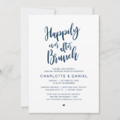 Gelukkig ooit na Brunch, weddenschap Kaart (Voorkant)