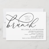 Gelukkig ooit na Brunch, weddenschap Kaart (Voorkant)