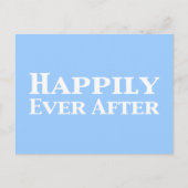 Gelukkig ooit na cadeautjes briefkaart (Voorkant)