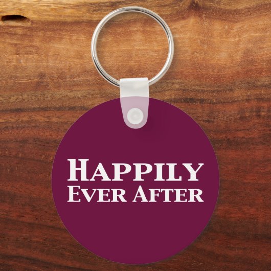 Gelukkig ooit na cadeautjes sleutelhanger (Voorkant)