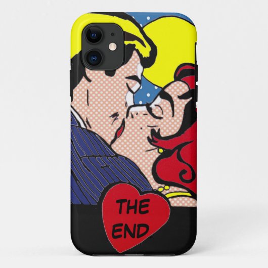 Gelukkig ooit na Comic Book iPhone 5/5S Hoesje (Achterkant)
