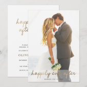 Gelukkig ooit na de aankondiging van de bruiloft e (Voorkant / Achterkant)