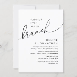 Gelukkig ooit na de brunch, bruiloft Elopement Par Kaart
