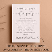 Gelukkig ooit na de Code roze van de Code QR Wedde Kaart