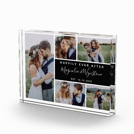 Gelukkig ooit na de foto Collage Wedding Keepslag (Rechts)