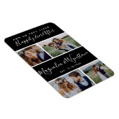 Gelukkig ooit na de foto Collage Wedding Keepslag Magneet (Rechterzijde)