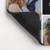 Gelukkig ooit na de foto Collage Wedding Keepslag Muismat (Hoek)