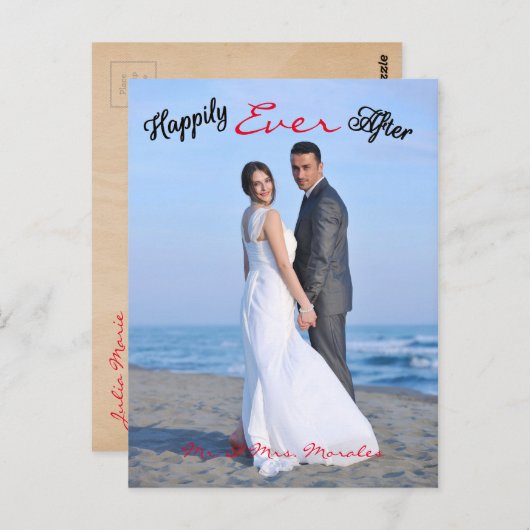 Gelukkig ooit na de foto - postkaart (Voorkant / Achterkant)