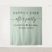 Gelukkig ooit na de Groene Sage van de Partij Wandkleed (Voorkant)