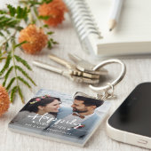 Gelukkig ooit na de huwelijksfoto sleutelhanger (Voorkant Rechts)