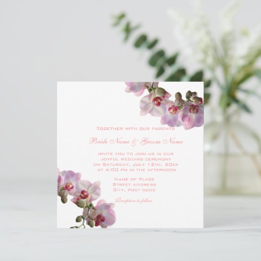 Gelukkig ooit na de huwelijksuitnodigingen voor or kaart (Staand voorkant)