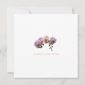 Gelukkig ooit na de huwelijksuitnodigingen voor or kaart (Achterkant)