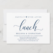 Gelukkig ooit na de lunch, bruiloft Elopement fees Kaart (Voorkant)