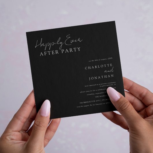 Gelukkig ooit na de Moderne Uitnodiging van het We