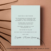 Gelukkig ooit na de Ontvanging van de Foto van het Save The Date